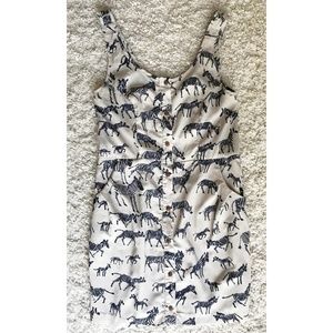 Zebra Animal Print Dress